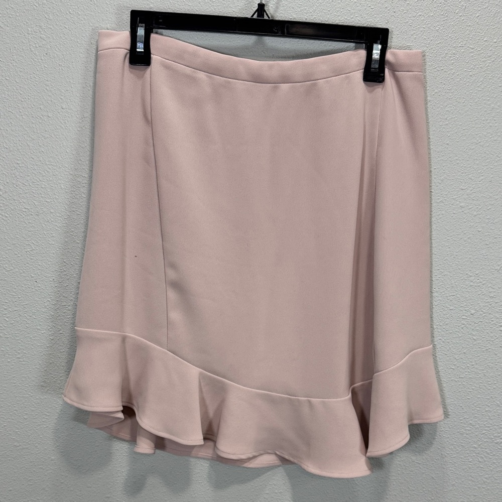 J crew pink ruffle bottom‎ skirt
